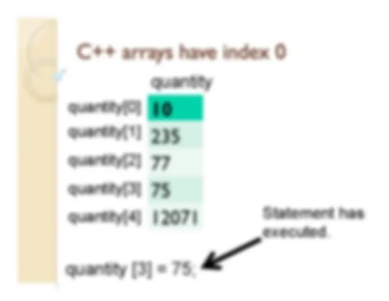 C++ Arrays: Declaration, Initialization, and Access | Study notes ...