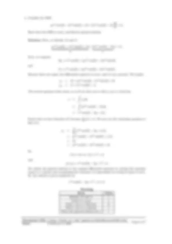 Answers Key Midterm Exam - Differential Equations | Math 3 | Exams ...