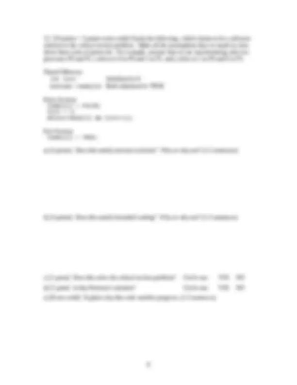 Test 2 Questions | Operating Systems 2006 | COP 4600 | Exams Operating ...