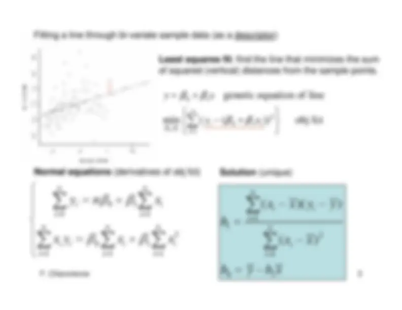 Regression Analysis: Estimating a Regression Line with Least Squares ...