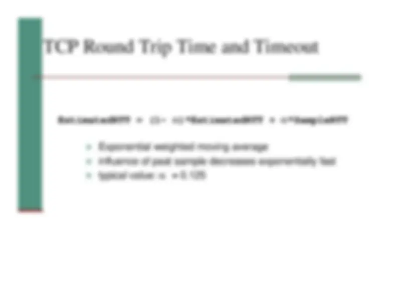 Transport Layer - Lecture Slides | CDA 4506 | Study notes Electrical ...