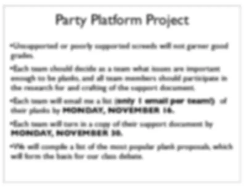 Creating a Party Platform: Understanding the Importance of Planks and ...