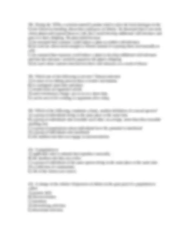 General Biology - Practice Questions for Exam 4 | BIOL 101 | Exams ...