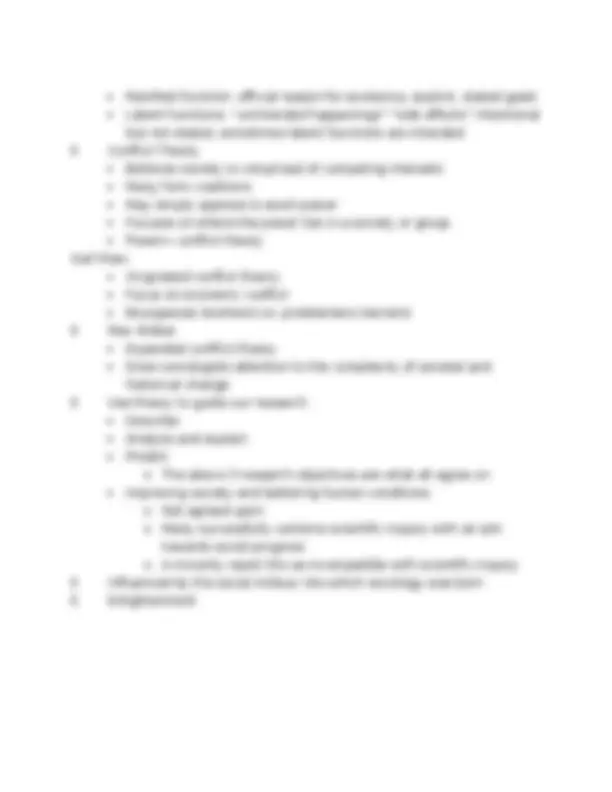 Introduction to Sociology - Lecture Notes | SOC 101 | Study notes ...