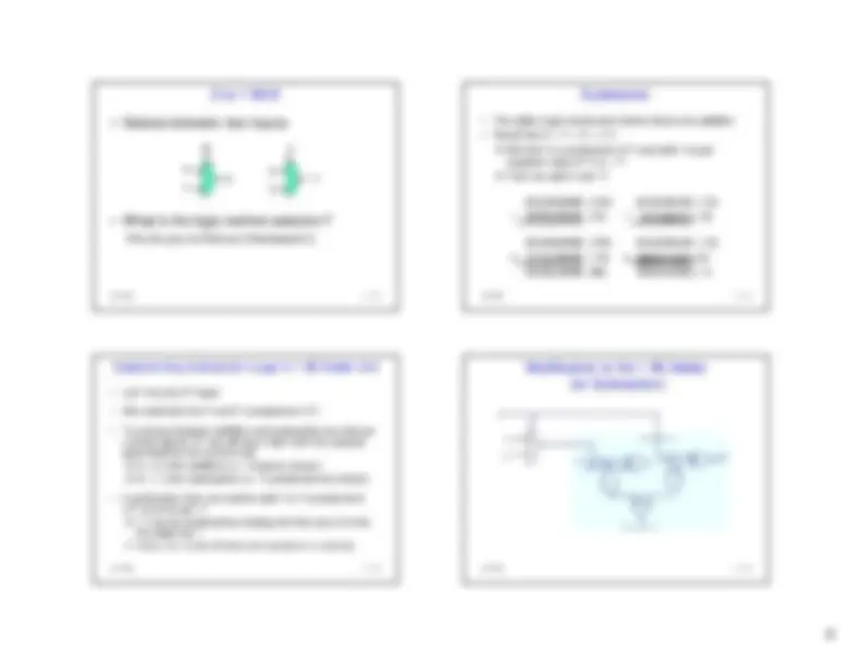 Lecture Slides on Combinational Logic Circuits | CIT 595 | Study notes ...