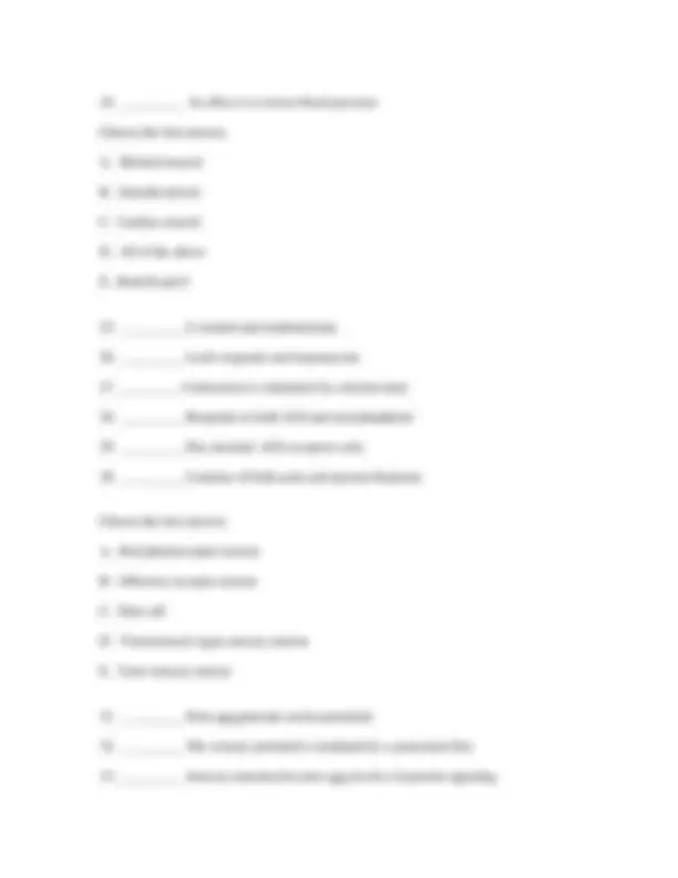Practice Questions for Exam 1 - Multicellular Life | BILD 2 | Exams ...