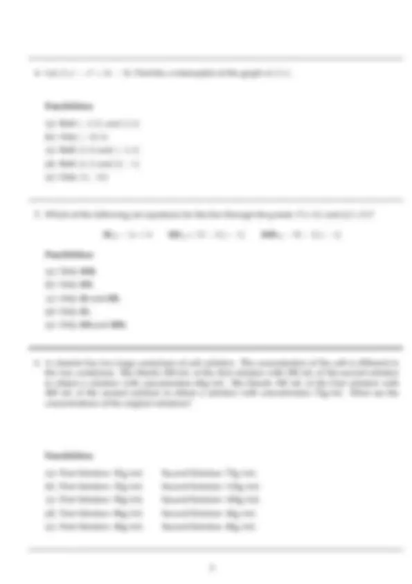 College Algebra Exam 2 - Fall 2009 - Prof. John M. Maki | Exams Algebra ...