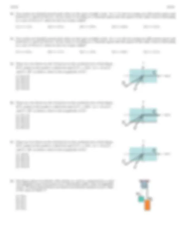 PHY 2053 Exam 1 - Physics - Prof. Hobun Chan | Exams Physics | Docsity