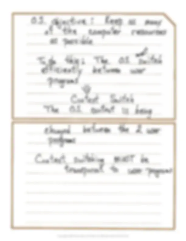 Simple Operating System - Handwritten Notes | CSCI 402 | Study notes ...