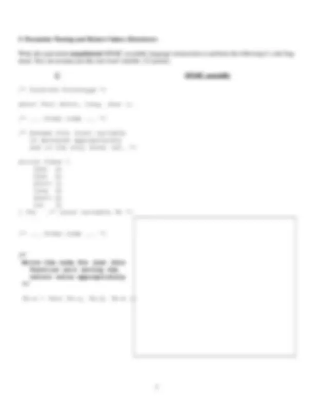 Computer Organization and Systems Programming - Past Midterm Exam | CSE ...