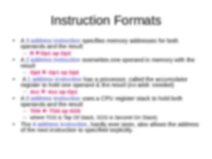 Computer Architecture and org- Instruction Formats | Study notes ...