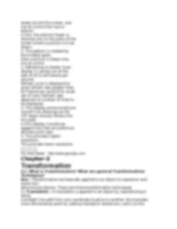 Computer Graphics, lecture notes, UPTU | Study notes Computer Graphics ...