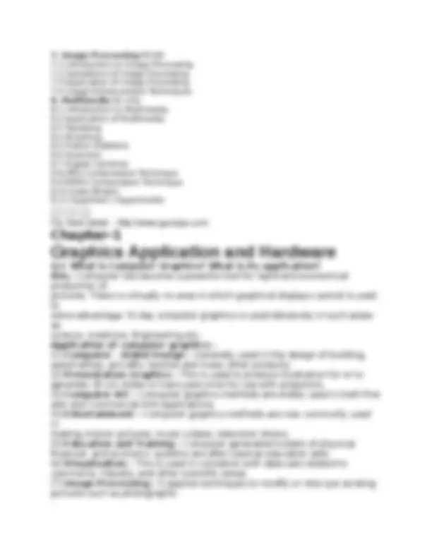 Computer Graphics, lecture notes, UPTU | Study notes Computer Graphics ...