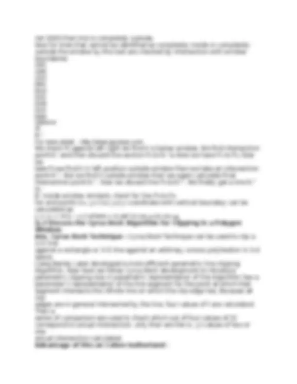 Computer Graphics, lecture notes, UPTU | Study notes Computer Graphics ...
