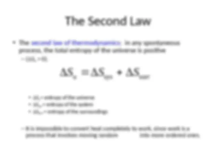 Entropy and the Second Law of Thermodynamics | CHEM 1310 | Study notes ...