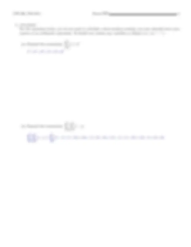 Exam 2 - 5 Questions on Discrete Structures Computer Science | CSE 260 ...