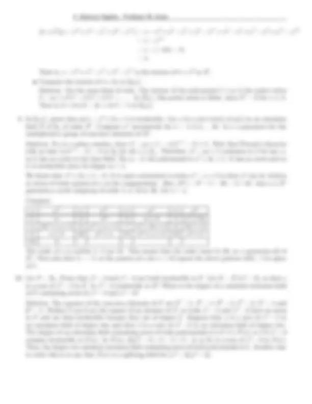 Abstract Algebra Problem Example Problems for Final Exam - Abstract Algebra | MATH 4010 | Exams ...