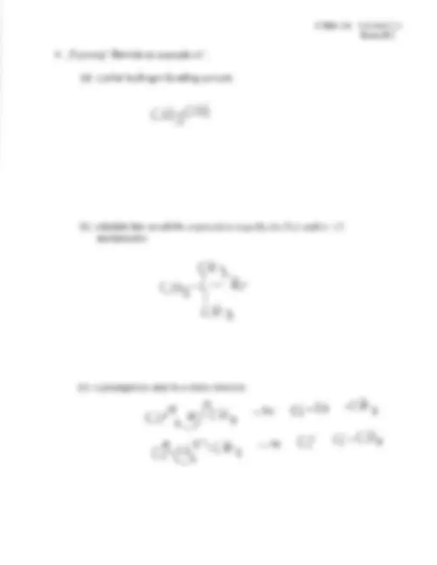 Exam II with Answers - Fundamental Organic Chemistry I | CHEM 236 ...