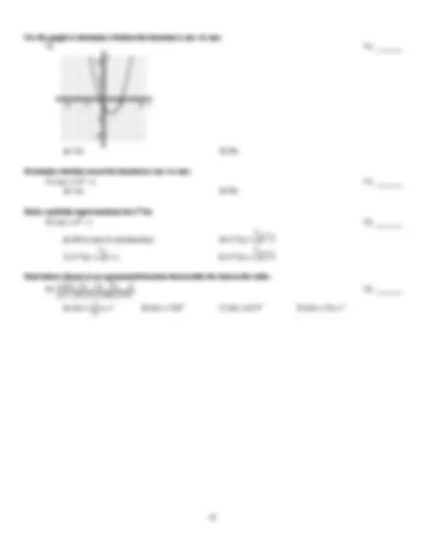 College Algebra Study Guide - Final Exam | MATH 1130 | Study notes ...