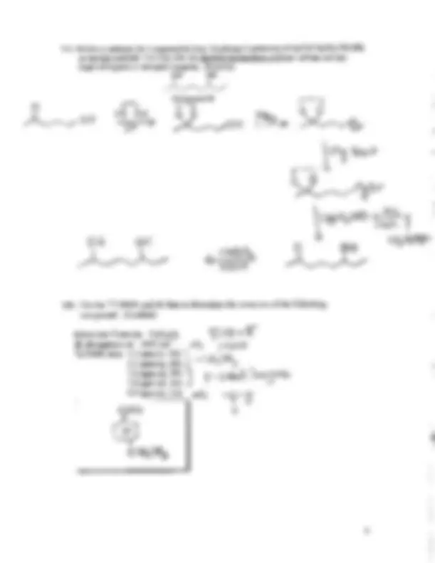 Exam # 2 with Solution - Organic Chemistry II | CHEM 234 | Exams ...