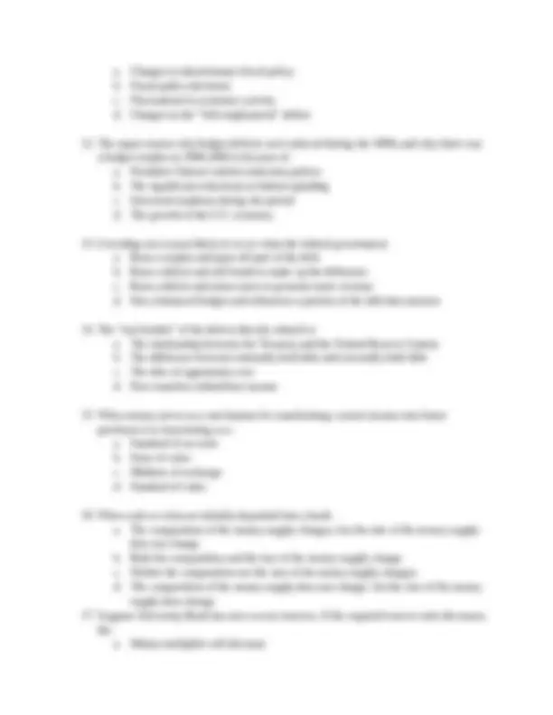 ECON 204 Exam 3 - Spring 2012: Macroeconomic Questions - Prof. Anthony ...