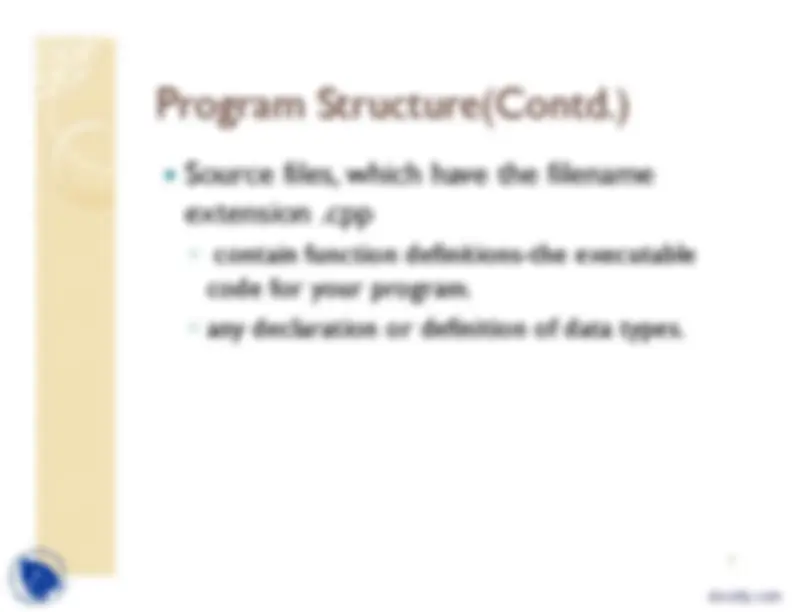 Introduction to C++ Programming: A First Program and Program Structure ...