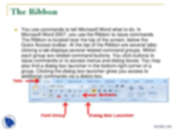 Word 2005 Microsoft Word 2007 Interface and Basic Features | Slides Microsoft ...