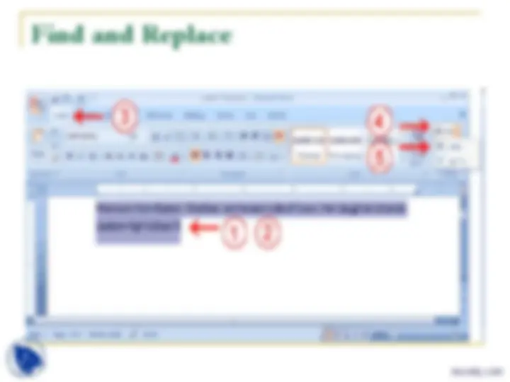 Word 2005 Microsoft Word 2007 Interface and Basic Features | Slides Microsoft ...