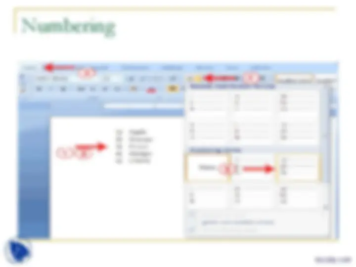 Word 2005 Microsoft Word 2007 Interface and Basic Features | Slides Microsoft ...