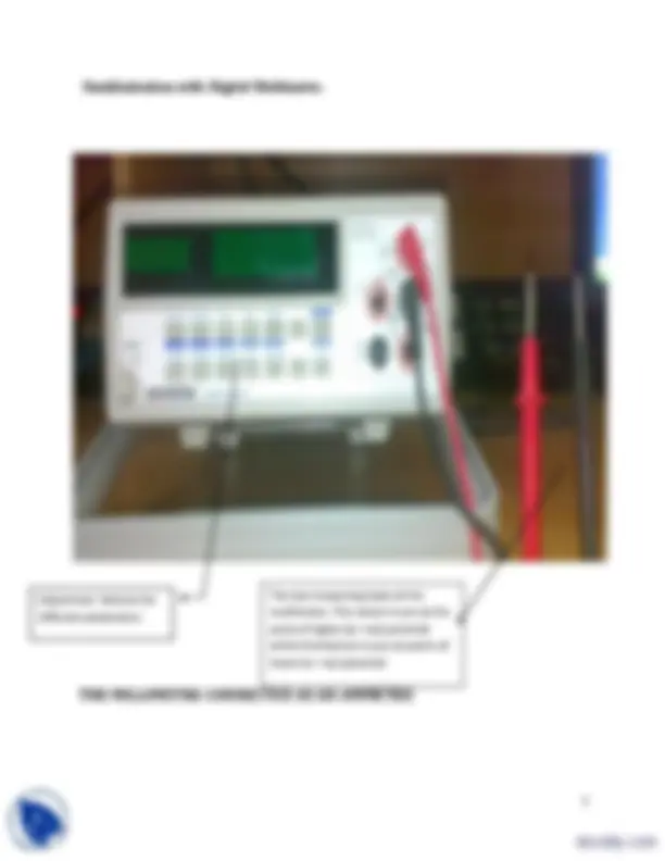 Basic Lab Equipments-Linear Circuit Analysis-Lab Mannual | Exercises ...