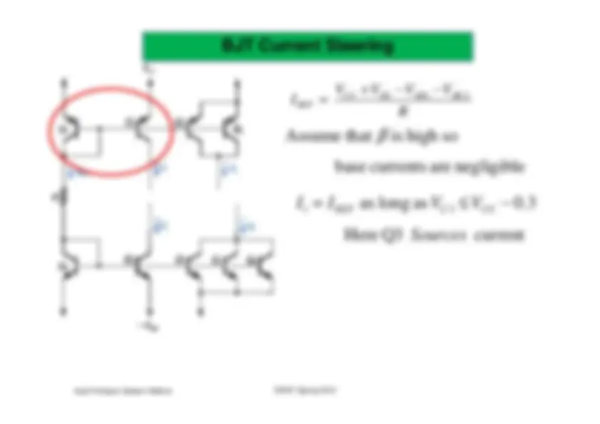 BJT Current Mirror, Current Steering Circuits-Analog and Digital ...