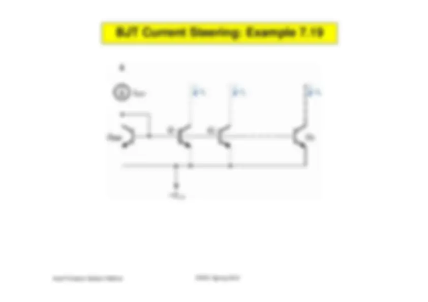 BJT Current Mirror, Current Steering Circuits-Analog and Digital ...