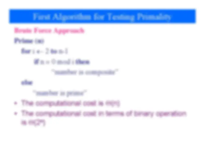 Brute Force Approach: Primality Testing & Sorting Numbers | Slides ...