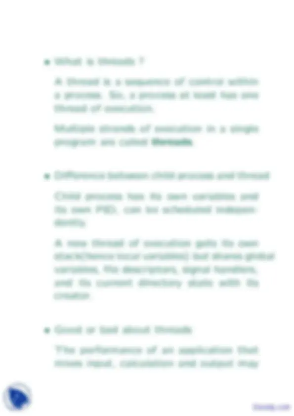 POSIX Thread - Linux System Programming - Lecture Notes | Study notes ...