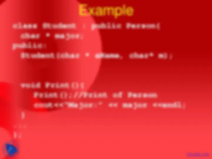 Overriding Member Functions - Object Oriented Programming - Lecture ...