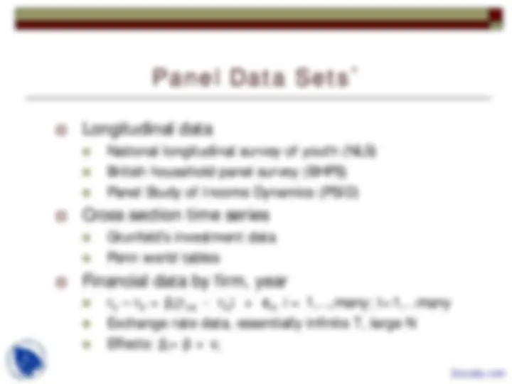 Panel Data and Individual Effects - Econometric Analysis of Panel Data ...