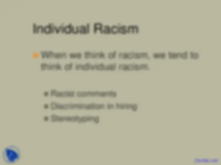 Racism and Racial Inequality - Introduction to Sociology - Lecture ...