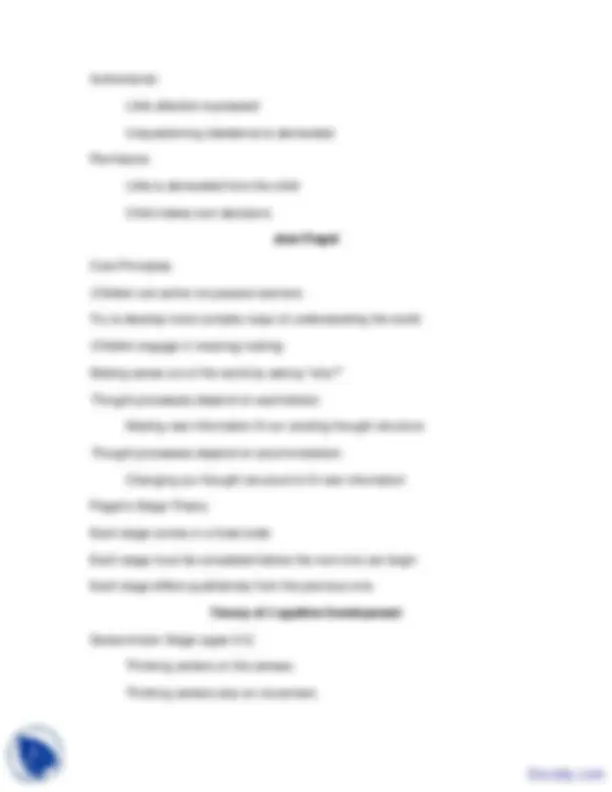 Human Growth and Development - General Psychology - Lecture Notes ...