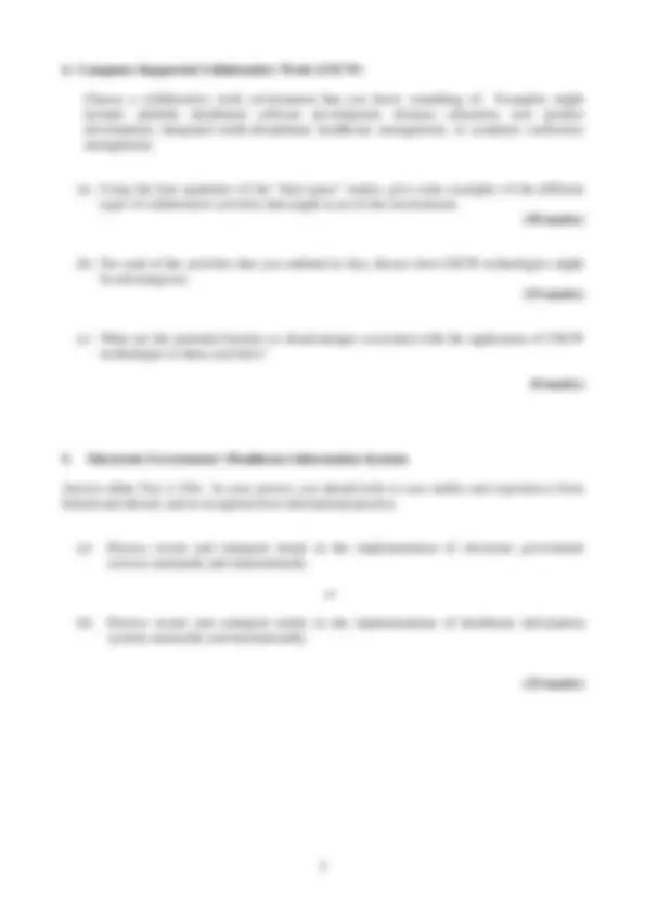 Examinations for Higher Diploma in Systems Analysis, Business ...