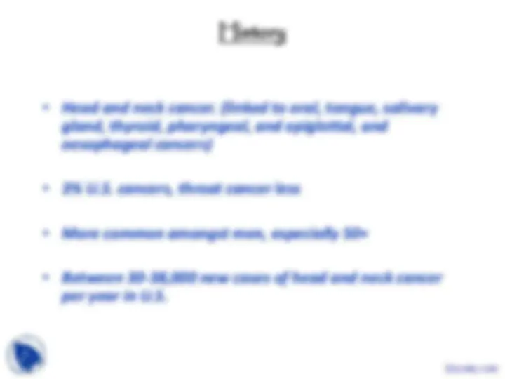 Throat Cancer - Introduction to Oncology - Lecture Slides | Slides ...