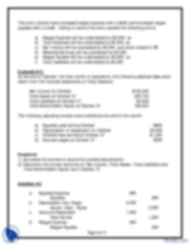 Preparing Financial Statements - Financial Accounting - Lecture Notes ...