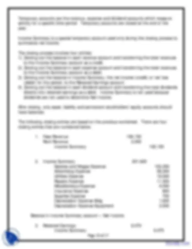Preparing Financial Statements - Financial Accounting - Lecture Notes ...