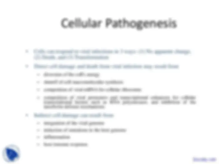 Viral Pathogenesis - Microbiology - Lecture Slides | Slides ...