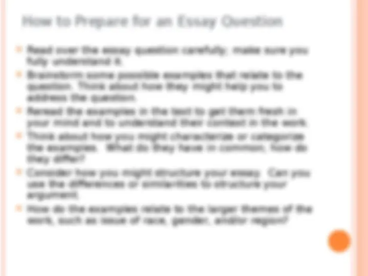 Preparing for English Lit Essay Exams: Identifications, Quotes, & Essay ...