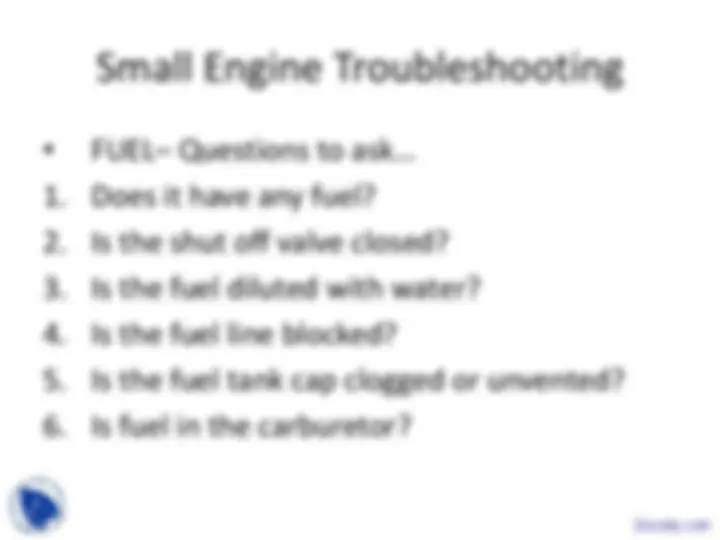 Small Engine Troubleshooting: Identifying and Solving Common Problems ...