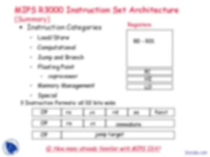 Computer Architecture - Computer Organization - Lecture Slides | Slides ...