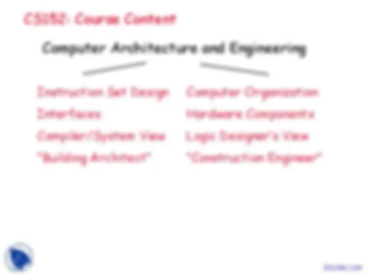 Computer Architecture - Computer Organization - Lecture Slides | Slides ...