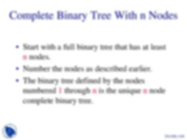 Binary Tree Properties - Algorithms and Applications in Java - Lecture ...