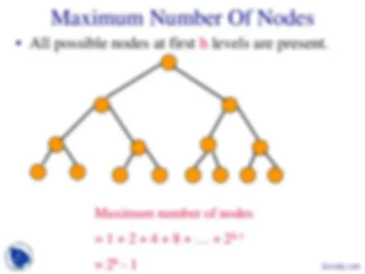 Binary Tree Properties - Algorithms and Applications in Java - Lecture ...