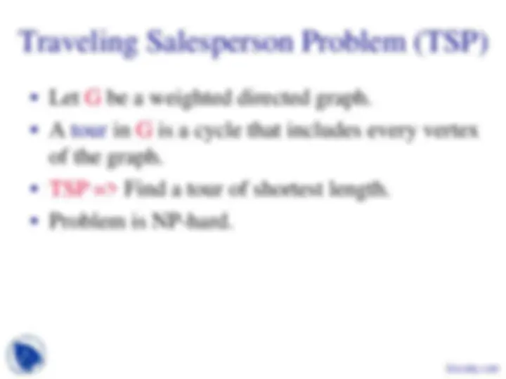 Hard Problems - Algorithms and Applications in Java - Lecture Slides ...